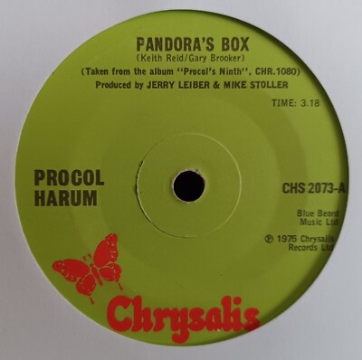 (10) Procol Harum - Pandora's Box 7''