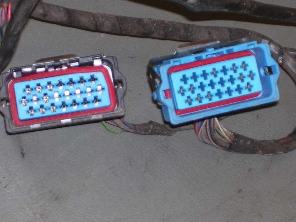 Jaguar xj8 1998 original puerta trasera izquierda arnés de cables telar LNC3190GE Foto 3 de 4