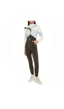 Cordova Alta Ski Suit Women’s Ski Jumpsuit Colorblock Chevron Xs Green White.