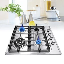 4-Burner Built-in GAS Stove Propane Natural GAS LPG Countertop Gas Stove Cooktop