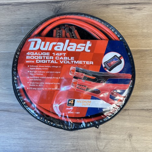 Duralast 14ft Battery Booster Jumper Cable 4 gauge eBay