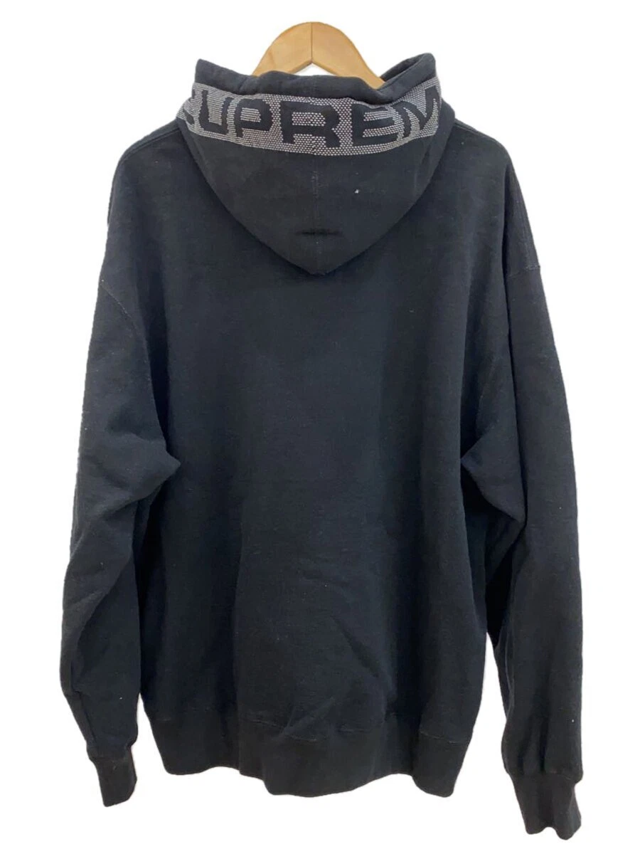 Felpa Supreme cotone nero XL usata