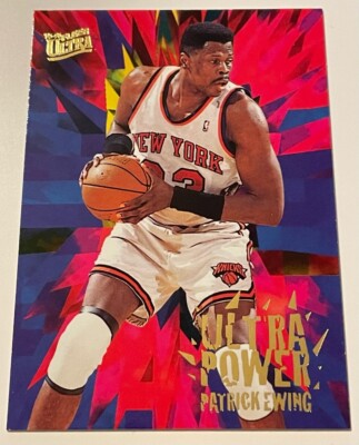 1995-1996 Fleer Ultra Ultra Power Insert Patrick Ewing #2of10 New York Knicks 