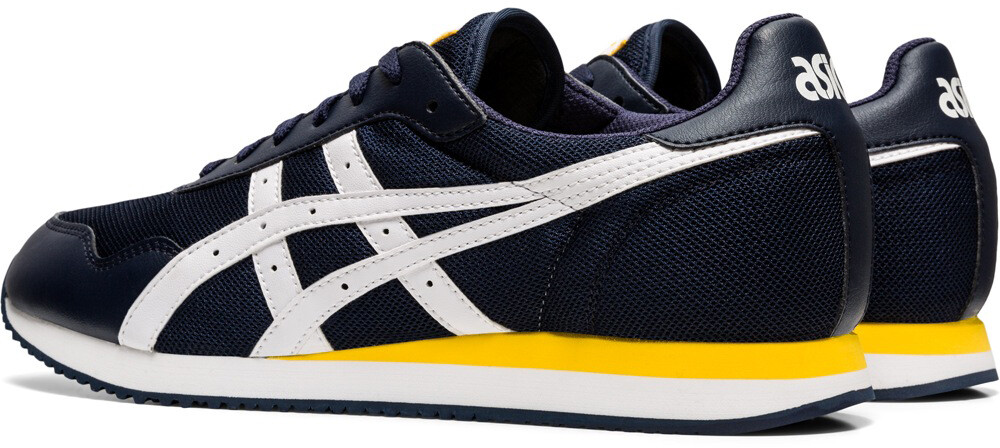 asics tiger runner midnight white