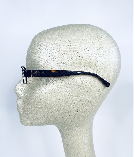 Coach Brown Metal Rectangular Glasses Orange Tortoise Temples Taryn 52 16 135 - Picture 12 of 12