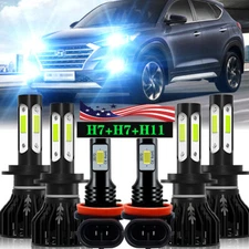 For Hyundai Tucson 2016 2017 2018 Combo LED Headlight High/Low Beam Fog Light