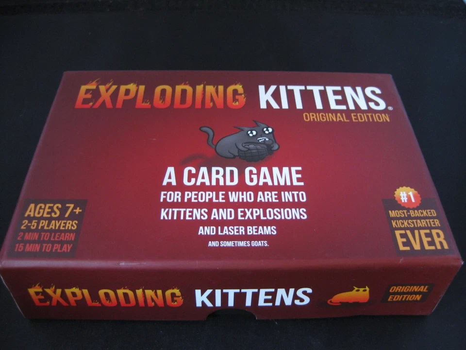 EXPLODING KITTENS A CARD GAME FOR PEOPLE WHO ARE INTO KITTENS & EXPLOSIONS - 7+ - Image 2 of 4
