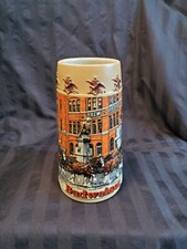 BUDWEISER NATIONAL HISTORICAL LANDMARK SERIES A BEER STEIN ST. LOUIS BREW HOUSE 