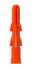 50 B&Q Small Plastic Wall Plugs 6x35mm