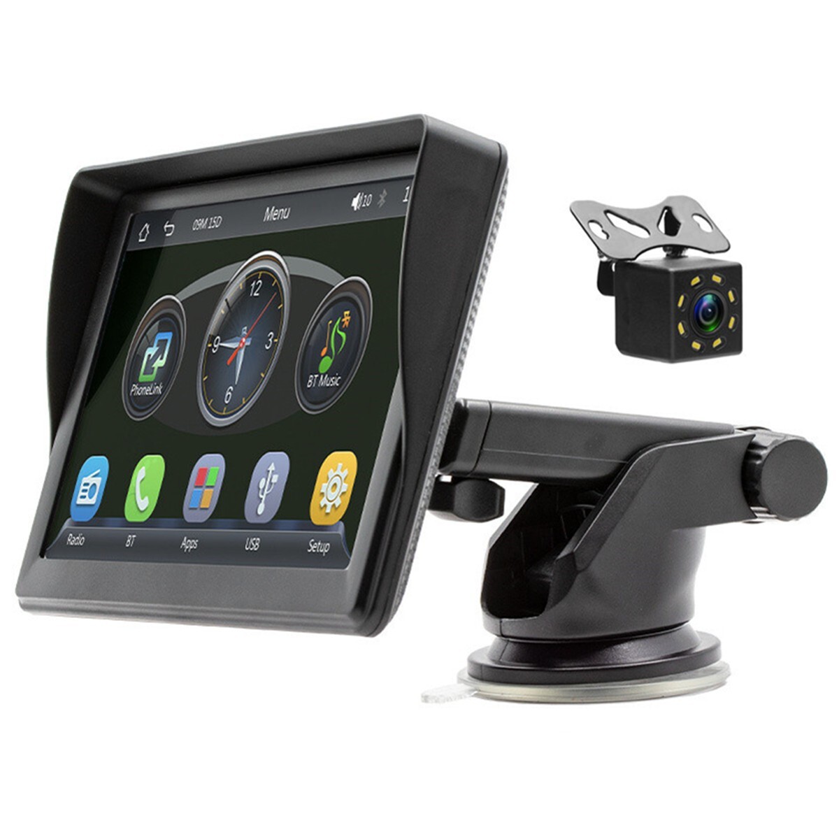 Portable In-Dash Car MP5 Player with Touch Screen and Camera