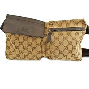 gucci leather fanny pack
