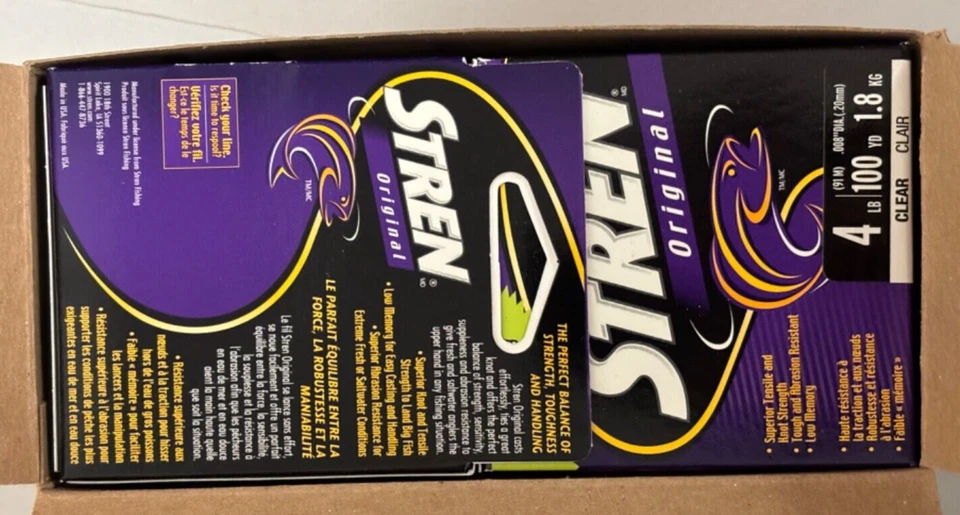 Stren - 6-Pack Original 4lb 100yd Clear Fishing Line - Image 4 of 4