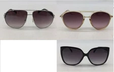 Lot of 3 - Assorted Sunglasses Different Brands and Styles