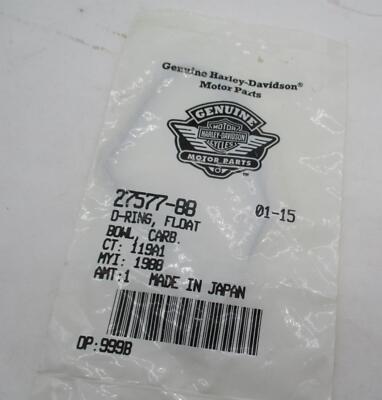Harley Davidson OEM Carburetor Float Bowl Gasket O Ring 27577-88