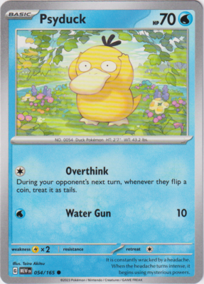 Pokémon - 151 - Psyduck - 054/165 - ENGLISH - NM/M | eBay