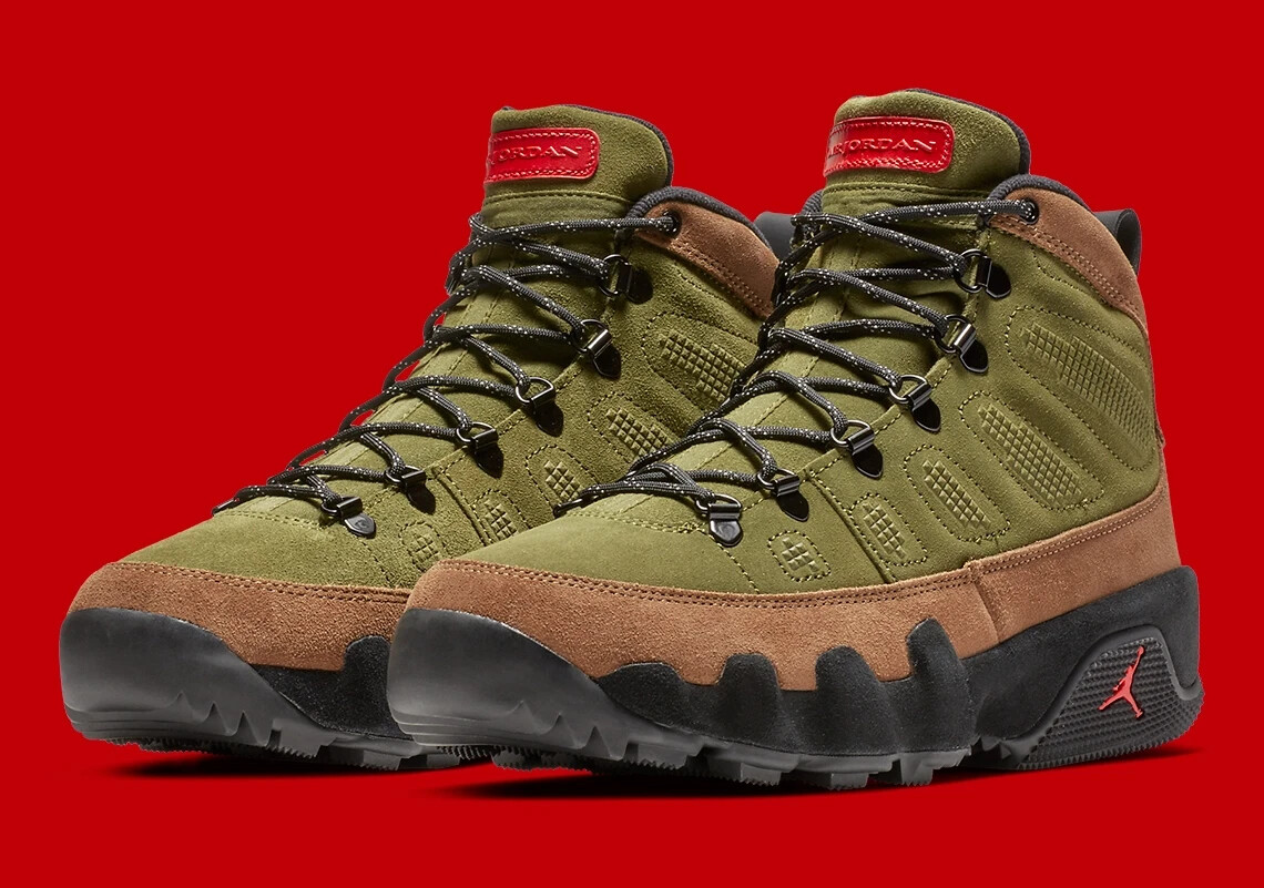 Jordan 9 Retro Boot NRG Size 8 AR4491-200 Military Brown Jordan 9 Retro Boot NRG Size 8 AR4491-200 Military Brown