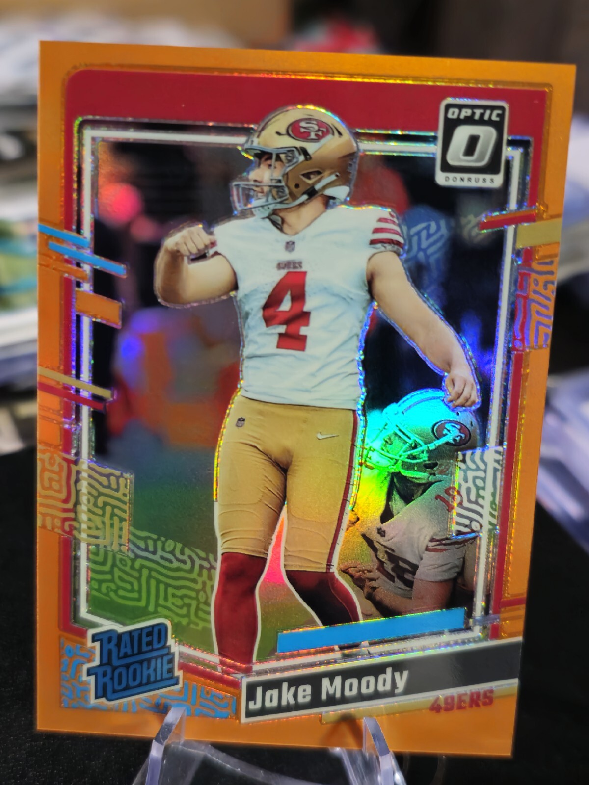 2023 Panini Optic Rated Rookie Orange Prizm #289 Jake Moody RC #152/249 49ers🔥