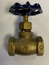 1/2"-FPT BRONZE GLOBE GATE VALVE (LOT OF 5)