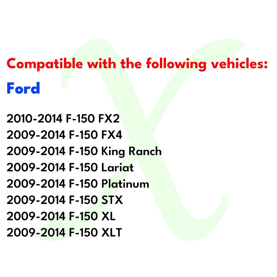 Front Bumper Chrome Steel & Fog Lights Assembly Kit For 2009-2014 Ford F-150 Foto 3 de 4