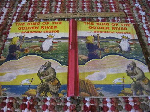 Vintage  McLoughlin Bros - King Of The Golden River and Robinson Crusoe - 1939 - Picture 1 of 4