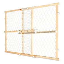 Evenflo Position Lock Value Adjustable Wood Gate, Openings 24 - 60 in. Wide