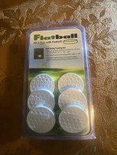 Izzo Golf Flatball Golf Swing Training Aid Kit New Pack of 6 Made In USA