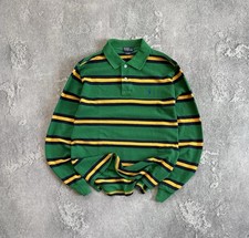 Polo Ralph Lauren S Striped Rugby Polo Long Sleeve Shirt Sweatshirt Jumper