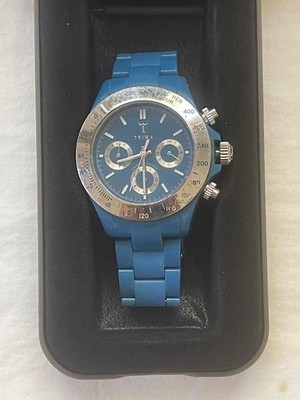 TRIWA CEDAR MINICHRONO WATCH WITH BLUE BAND