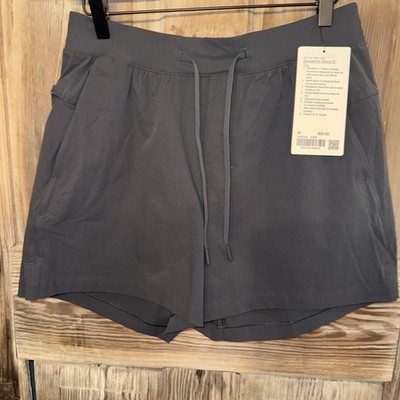  NWT Lululemon Men s Zeroed In Linerless Short 5 - MEDIUM - GGRE/Graphite Grey