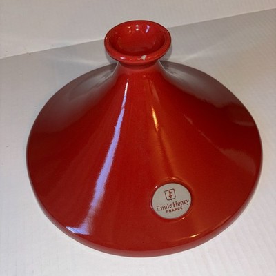 Emile Henry 615532 Blue Tagine (cover only) or Bowl, 12.5'' Diameter, USED COND!