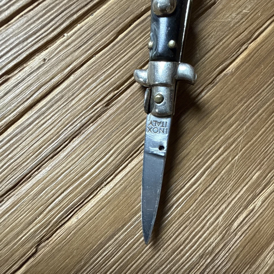 Vintage Schlüsselanhänger mit Taschenmesser / Klappmesser * West Germany ** - Bild 3 von 4