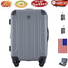 Chicago Charcoal Hardside Expandable Spinner Luggage