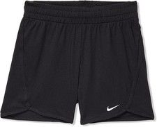 NWT Nike girls Dri-Fit Knit High-Rise Shorts DX4965-010 MEDIUM