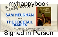 SIGNED Cocktail Diaries by Sam Heughan, autographed, new, Outlander, Clanlands