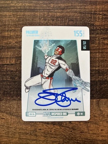2024 Bo Jackson Battle Arena Inspired Ink Palmer Ice Jim Palmer AUTO /50 BFA-114