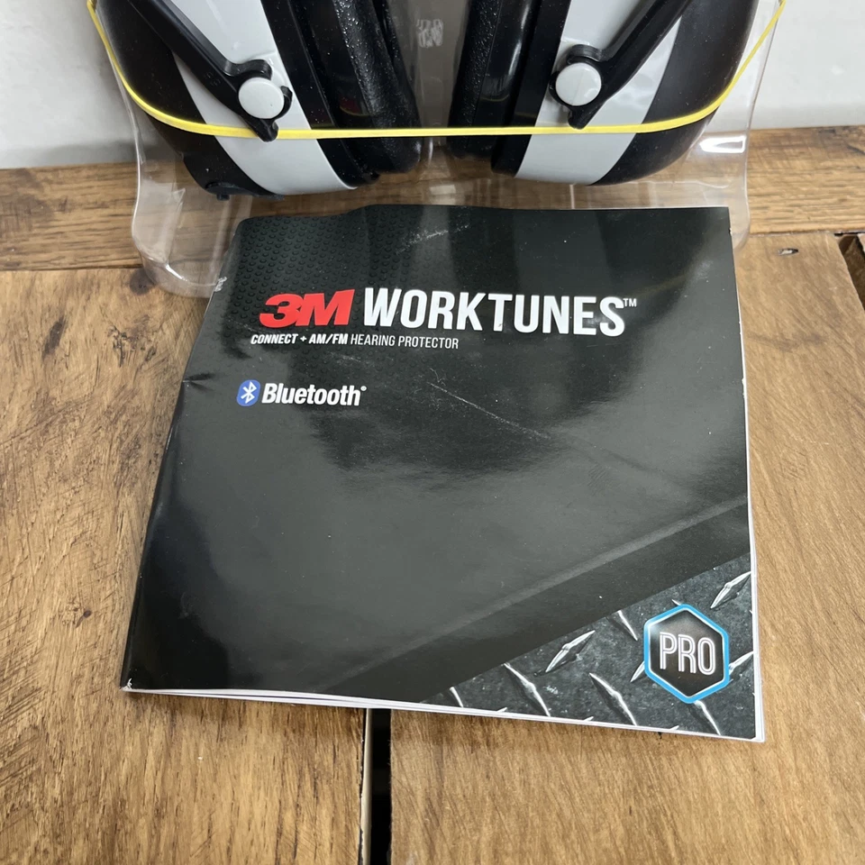 3M WorkTunes Connect AM FM Hearing Protector Bluetooth Headphones Pro NO BOX - Image 2 of 4