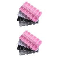 8 Teile / Pack Nail Art Supplicator 12 FäCher Kunststoff NagelzubehöR Halter