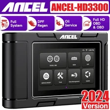 ANCEL HD3300 Diesel HD Heavy Duty Truck Scanner Diagnostic Tool with DPF Regen