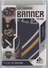 2016-17 SP Game Used Banner Year All-Star Game 2016 Matt Duchene #BAS-MD a3q