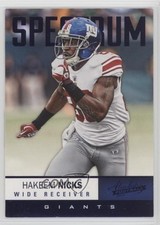 2012 Panini Absolute Spectrum Blue 40/100 Hakeem Nicks #67 o6n