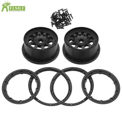 FLMLF Wheel Rims Beadlock Rings with Screws for RC Car 1/5 ROVAN Losi KM X2