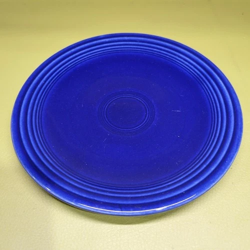 ORIGINAL 1936-1969 FIESTA ORIGINAL COBALT BLUE BREAD & BUTTER PLATE - 6.25