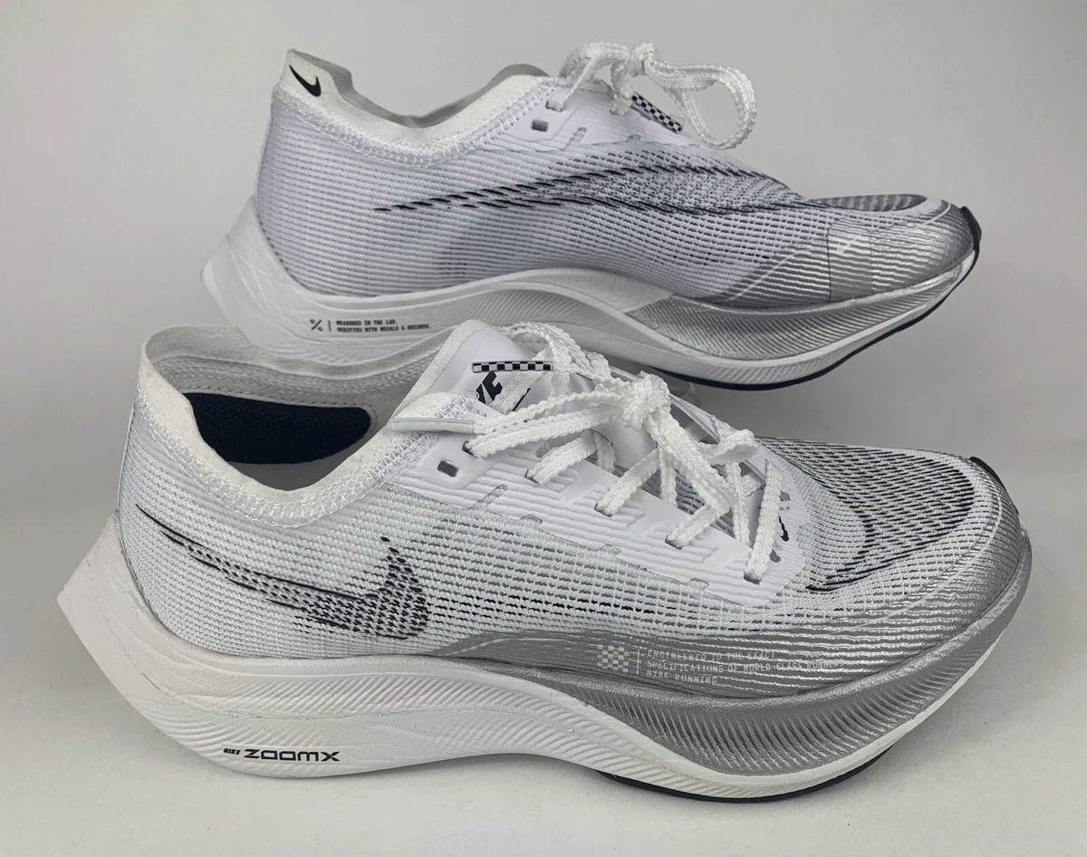 Nike ZoomX Vaporfly NEXT% 2 Silver White Men's Size 6 / Women's