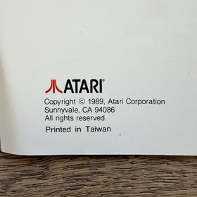 Atari Lynx California Games Video Game Owners Manual (Manual Only) 1989 Vintage