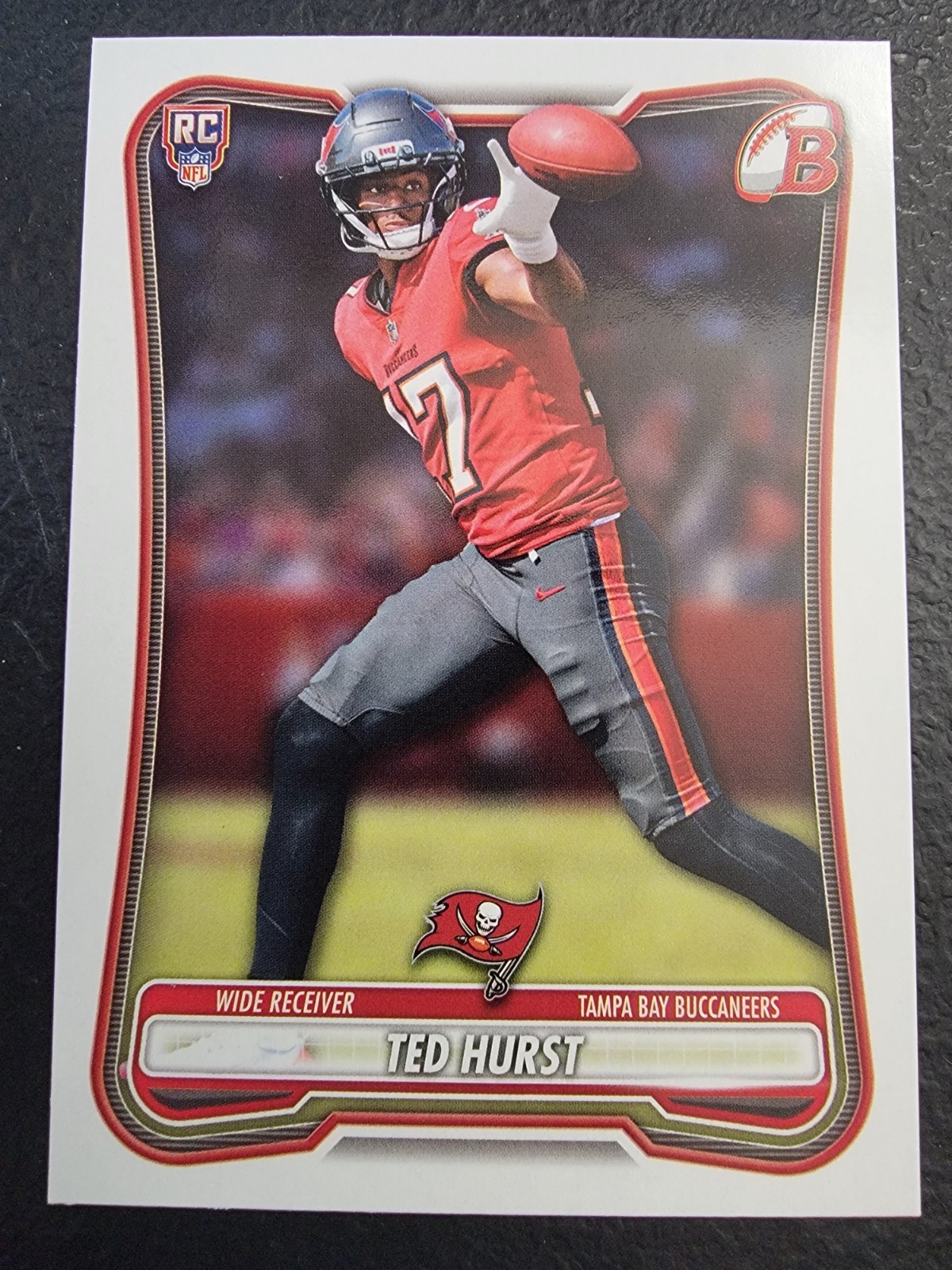 2026 Bowman Football Ted Hurst #134 Rookie Card RC