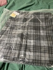 Kilt Uomo Grigio Nero Plaid Taglia 42-44 Punk Goth Tripp NYC Dropkick NOFX Rancid