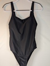 Hurley Women  s One Piece Swim Bathing Suit Black M Medium Bust 34  36  