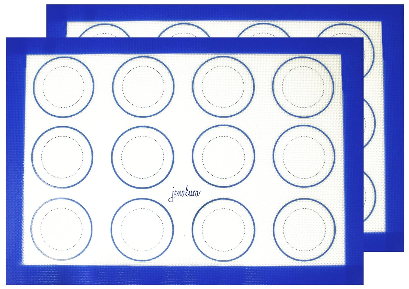 Silicone Baking Mats 2 Pack, Non-Stick, 16.5 x 11.6 inches