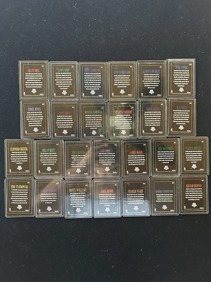 Juego de selecciones de draft premium Skybox 1994-95 Grant Hill Jason Kidd Jalen Rose ¡RARO! Foto 2 de 2