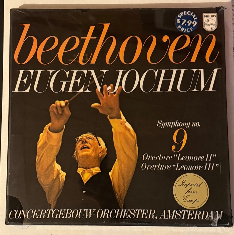 BEETHOVEN - SYMPHONY No 9 2LP BOX SET SEALED EUGEN JOCHUM